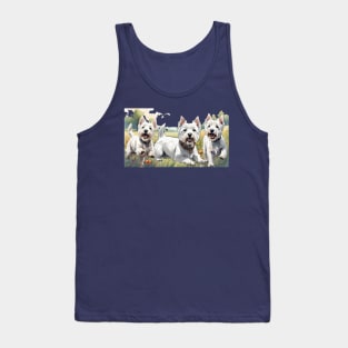 Westies Terrier Tank Top